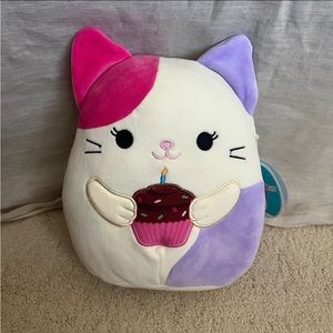 Carlota the Cat Birthday Squad Squishmallow 8” BNWT